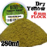 Static Grass Flock 6 mm - Dry Yellow - 280 ml
