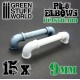 Plasticard Pipe ELBOWS 9mm