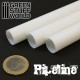 ABS Plasticard - Profile TUBE 15mm PIPELINE