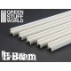 ABS Plasticard - Profile H-Beam Columns 6mm