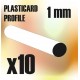 ABS Plasticard - Profile ROD 1mm