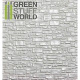 ABS Plasticard - SMOOTH ROCK WALL Textured Sheet - A4