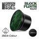 Round Block Plinth 8cm - Black