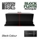 Rectangular Top Display Plinth 12x6cm - Black