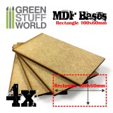 MDF Bases - Rectangle 100x60mm