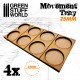 MDF Movement Trays 25mm 2x1 - Skirmish Lines