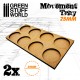 MDF Movement Trays 25mm 2x2 - Skirmish Lines