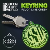 Round GSW logo Keyring - Green