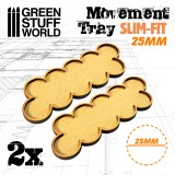 MDF Movement Trays 25mm x 10 - SLIM-FIT