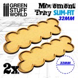 MDF Movement Trays 32mm x 10 - SLIM-FIT