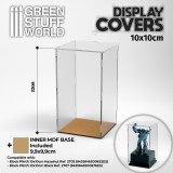 Acrylic Display Covers 100x100mm (22cm high)
