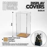 Acrylic Display Covers 80x80mm (22cm high)