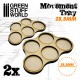 MDF Movement Trays 28,5mm x5 - Skirmish