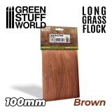 Long Grass Flock 100mm - Brown