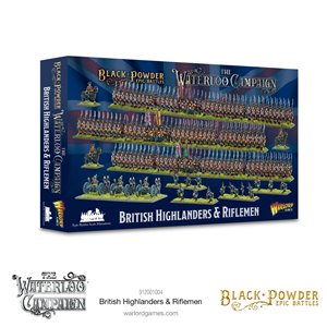 Black Powder Epic Battles: Waterloo - British Highlanders & Riflemen 