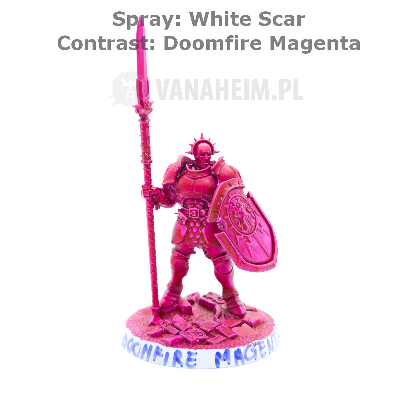 Citadel Contrast: Doomfire Magenta On White Scar Spray