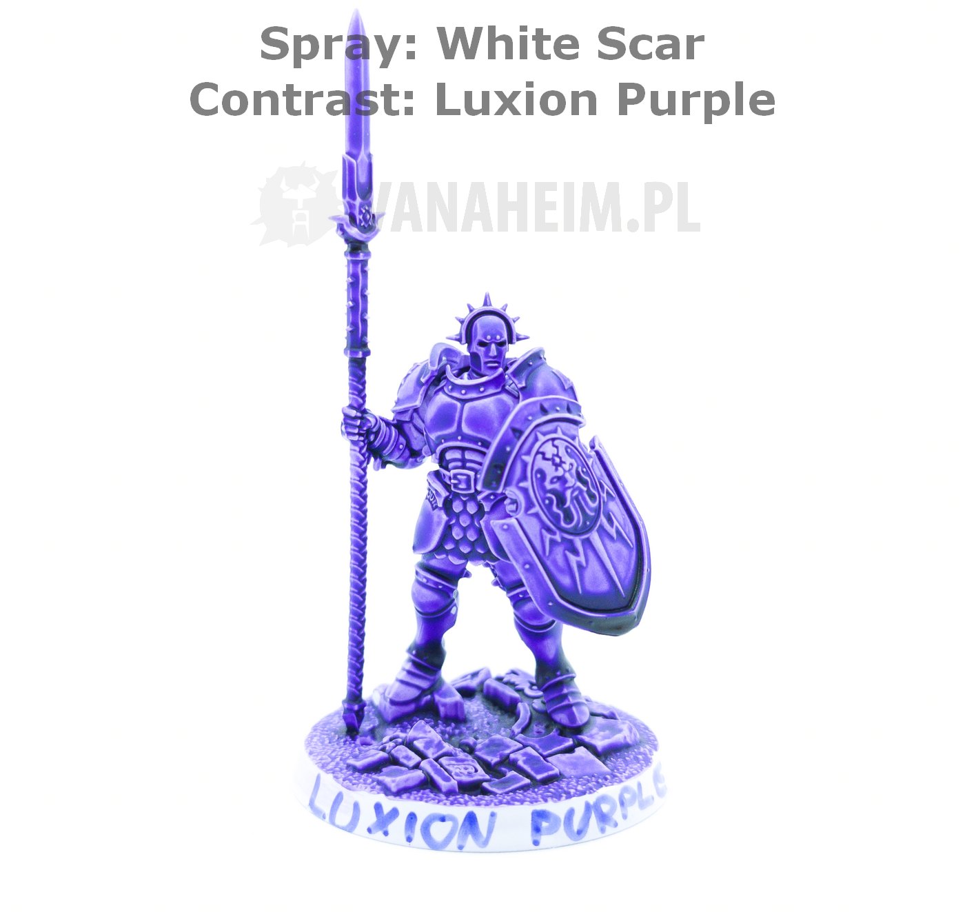 Citadel Contrast: Luxion Purple On White Scar Spray