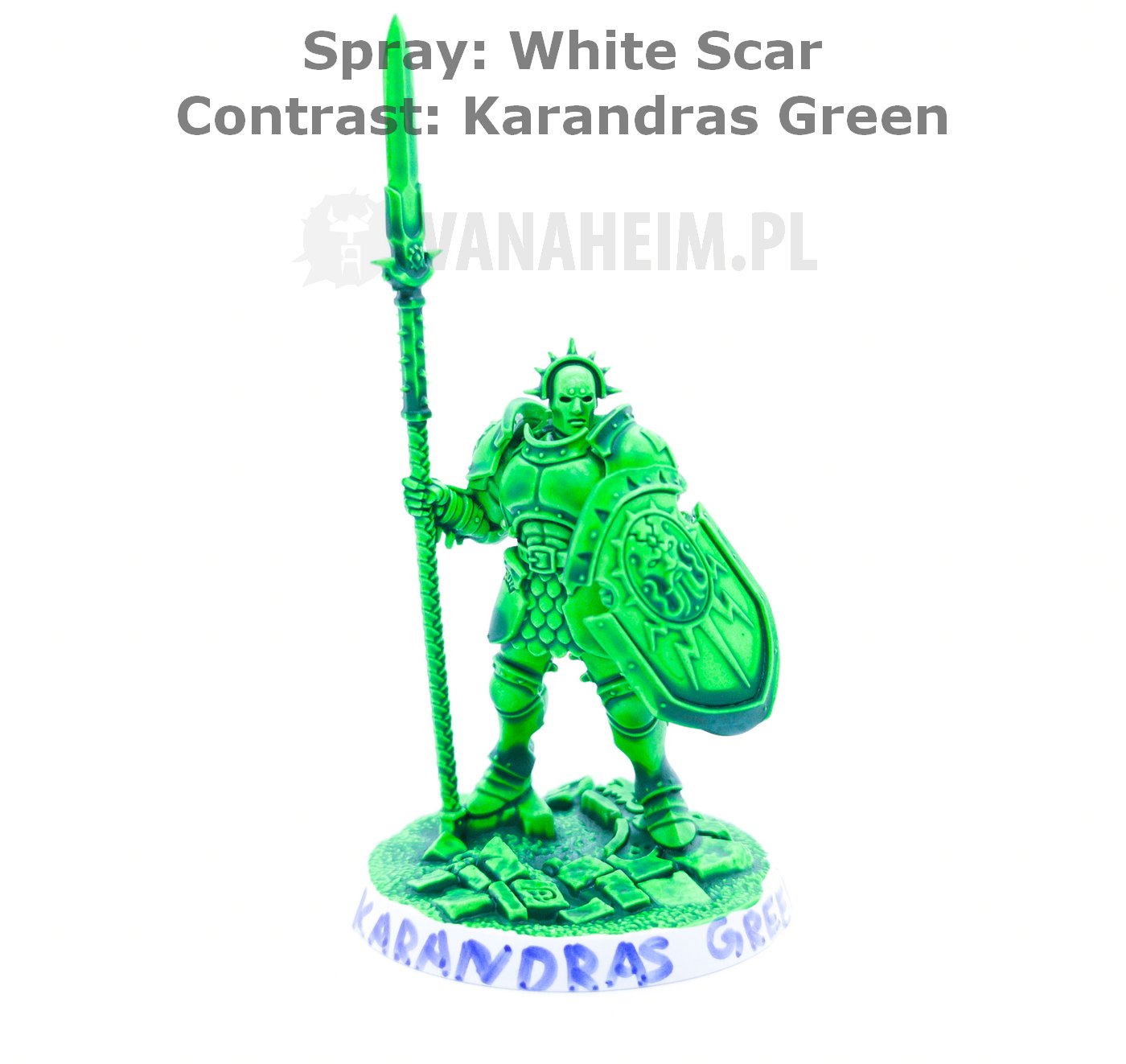 Citadel Contrast: Karandras Green On White Scar Spray