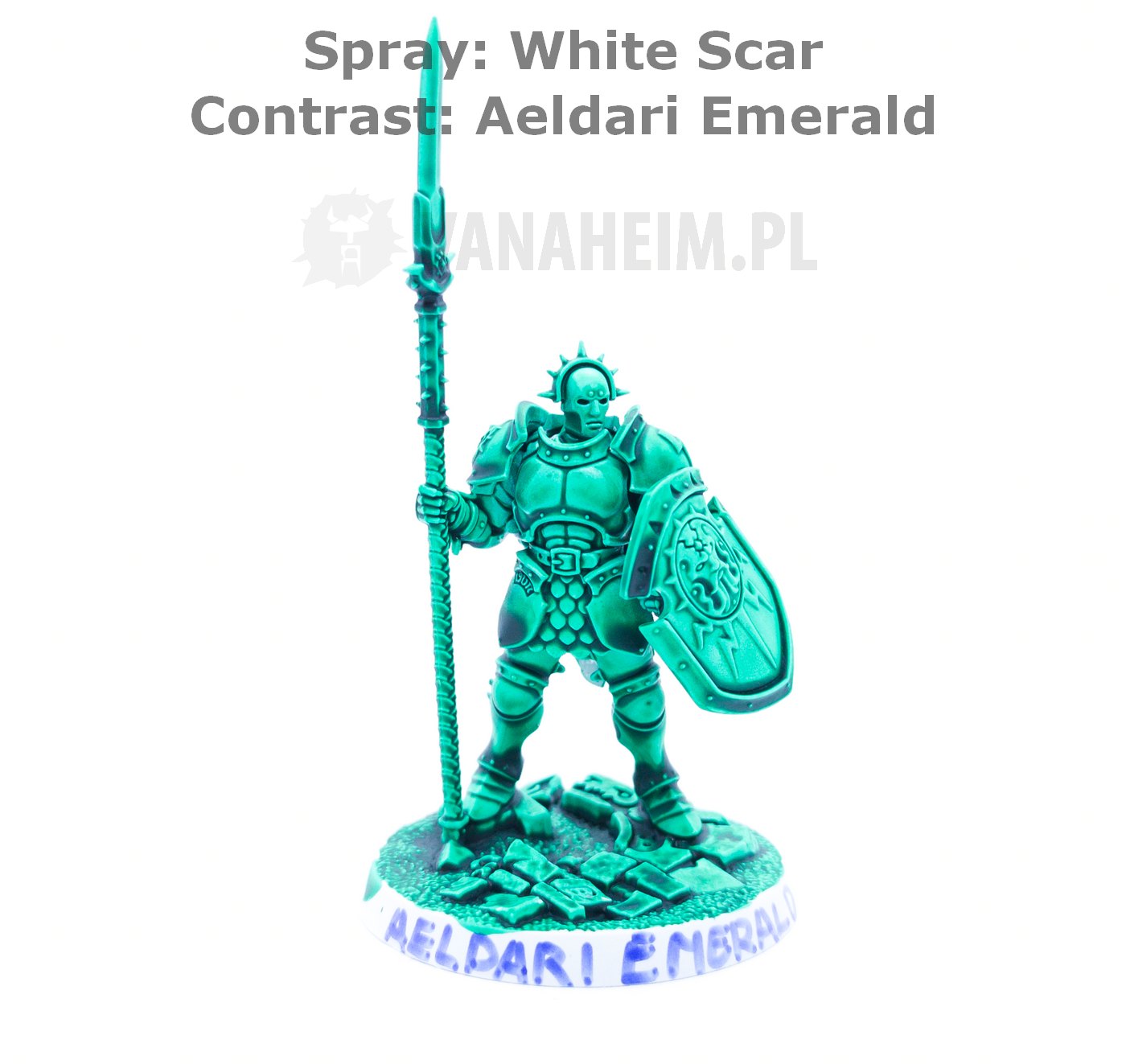 Citadel Contrast: Aeldari Emerald On White Scar Spray