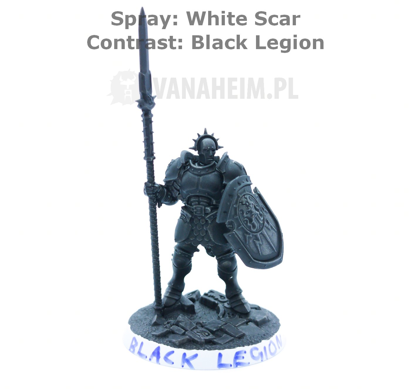 Citadel Contrast: Black Legion On White Scar Spray
