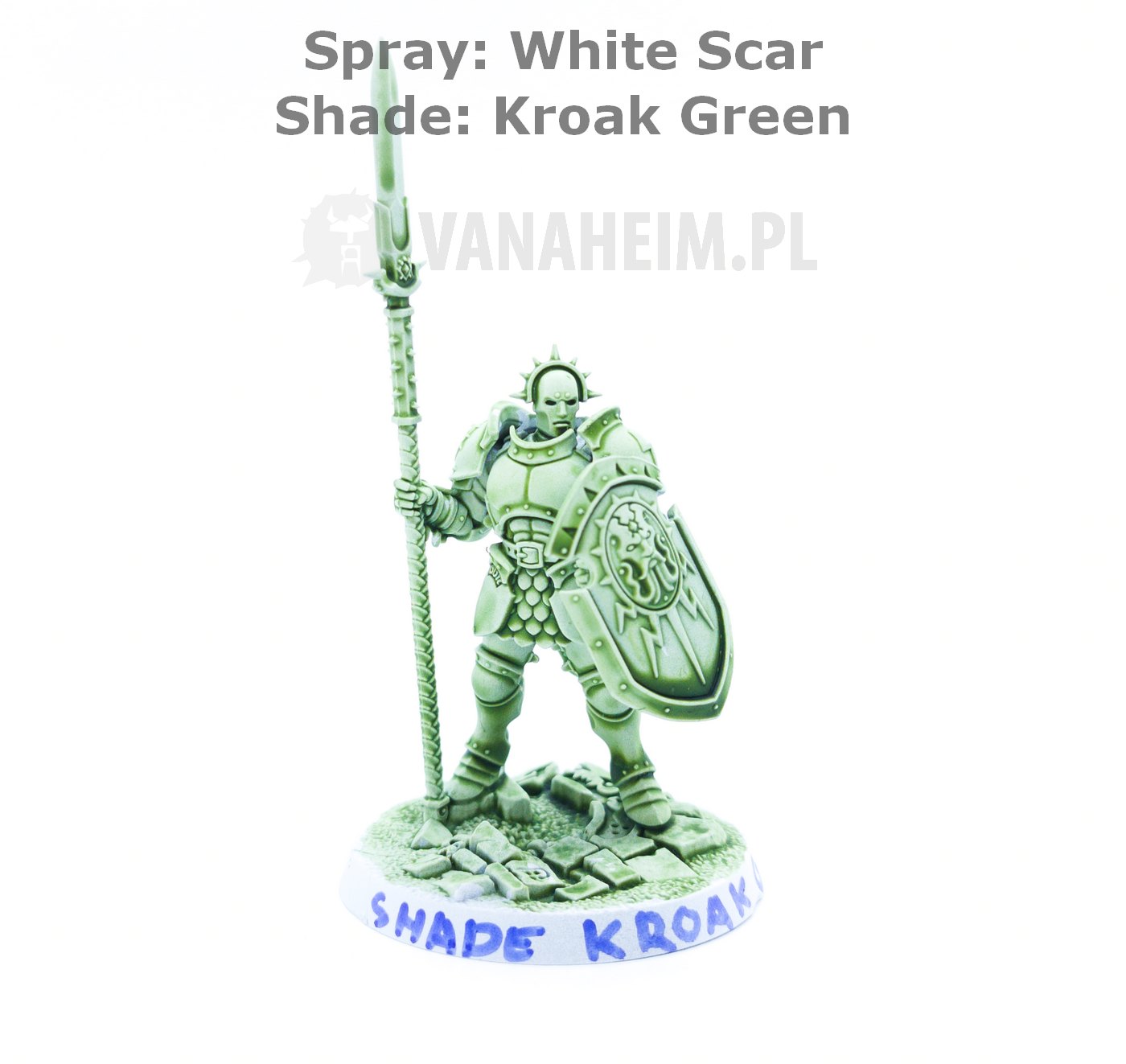 Citadel Shade: Kroak Green On White Scar Spray