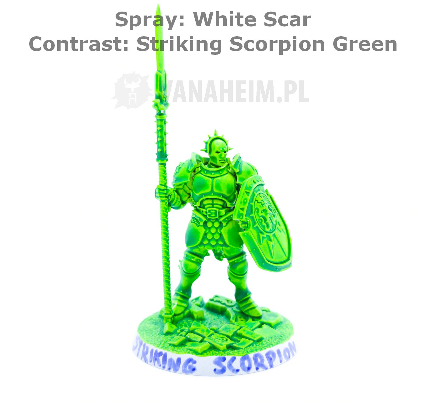 Citadel Contrast: Striking Scorpion Green On White Scar Spray