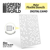 Flexible Stencils - DIGITAL CAMO (5mm)