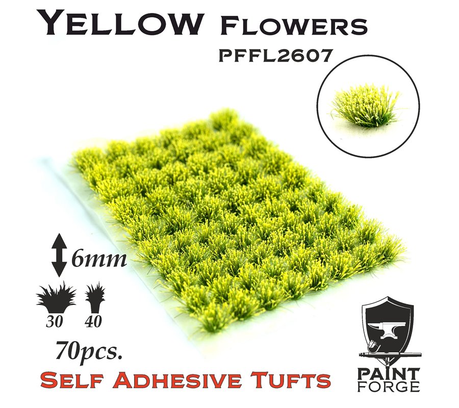 Paint Forge Tuft 6mm Yellow Flowers