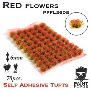 Paint Forge Tuft 6mm Red Flowers
