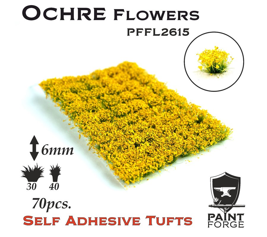 Paint Forge Tuft 6mm Ochre Flowers
