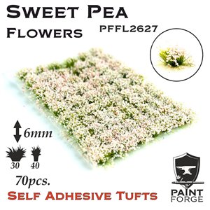 Paint Forge Tuft 6mm Sweet Pea Flowers