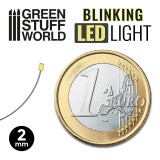 BLINKING LEDs - GREEN - 2mm