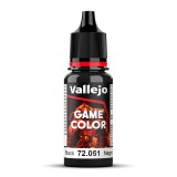 Vallejo Game Color 72051 Black 18 ml