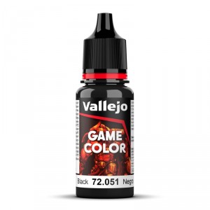 Vallejo Game Color 72051 Black 18 ml