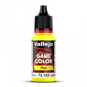 Vallejo Game Color 72103 Fluo Yellow 18 ml 