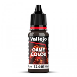 Vallejo Game Color 72045 Charred Brown 18 ml
