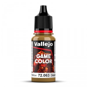 Vallejo Game Color 72063 Desert Yellow 18 ml