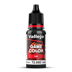 Vallejo Game Color 72090 Black Green Ink 18 ml