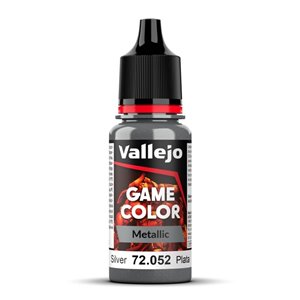 Vallejo Game Color 72052 Silver Metallic 18 ml