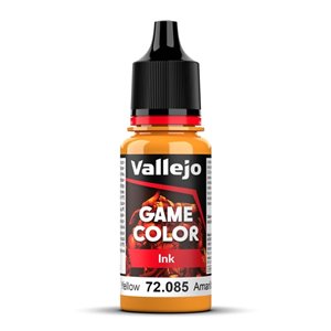 Vallejo Game Color 72085 Yellow Ink 18 ml