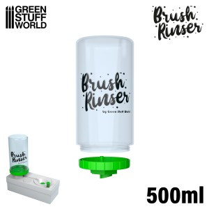 BRUSH RINSER BOTTLE 500ml - Green
