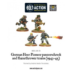 German Army Flamethrower & Panzerschreck (4)