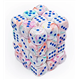 Chessex Signature 12mm d6 with pips Dice Blocks (36 Dice) - Festive Pop Art /blue