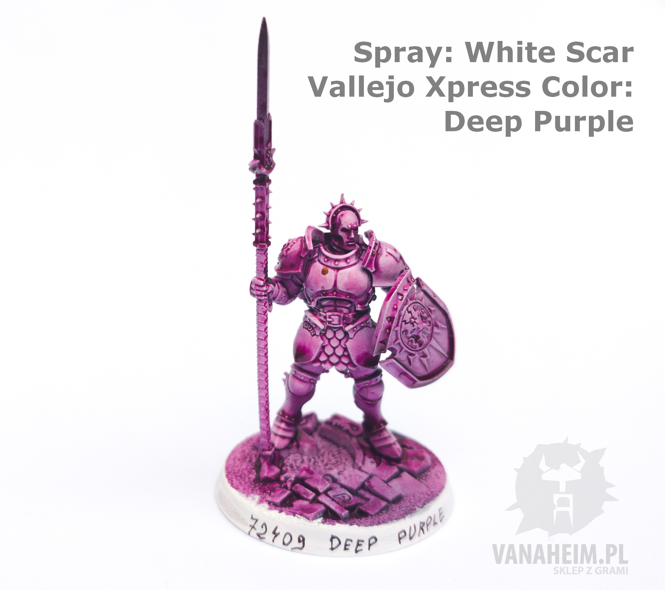 Vallejo Xpress Color Paint On White Spray Reference