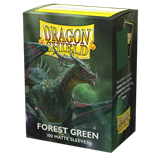 Dragon Shield Standard size Matte Sleeves - Forest Green (100 Sleeves)