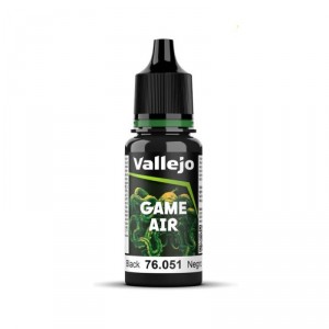 Vallejo Game Air 76051 Black 18ml