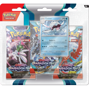 Pokémon TCG: S&V04 - Paradox Rift - 3-pack blister - Cetitan