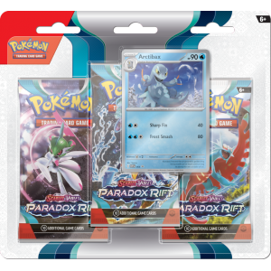 Pokémon TCG: S&V04 - Paradox Rift - 3-Pack Blister - Arctibax