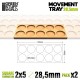 MDF Movement Trays 28.5mm 5x2 - Skirmish Lines