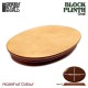 Oval Display Plinth 17x11 cm - Hazelnut Brown